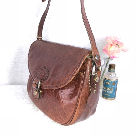 Oroton Bags Oroton Australia Brown Leather Crossbody Bag Poshmark